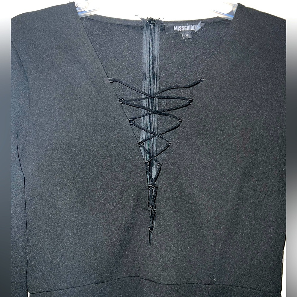 MISSGUIDED Black mini dress